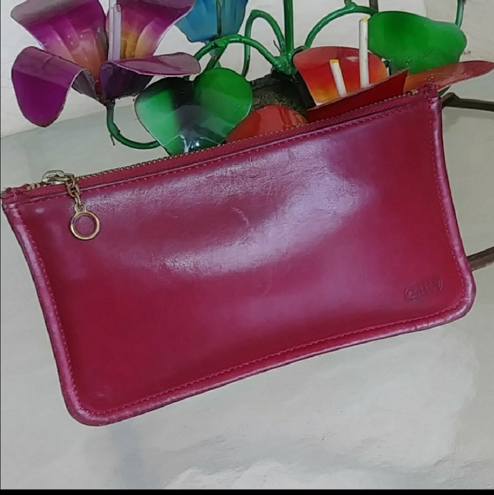 VINTAGE  COACH SKINNY COSMETIC BAG